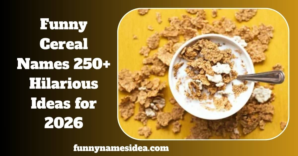 Funny Cereal Names
