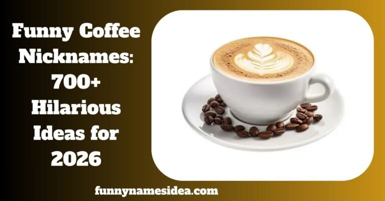 Funny Coffee Nicknames