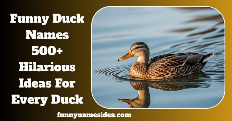 Funny Duck Names