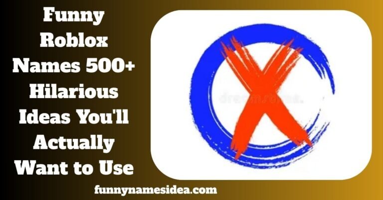 Funny Roblox Names