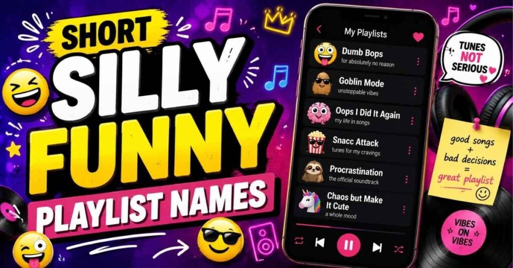 Short Silly Funny Playlist Names