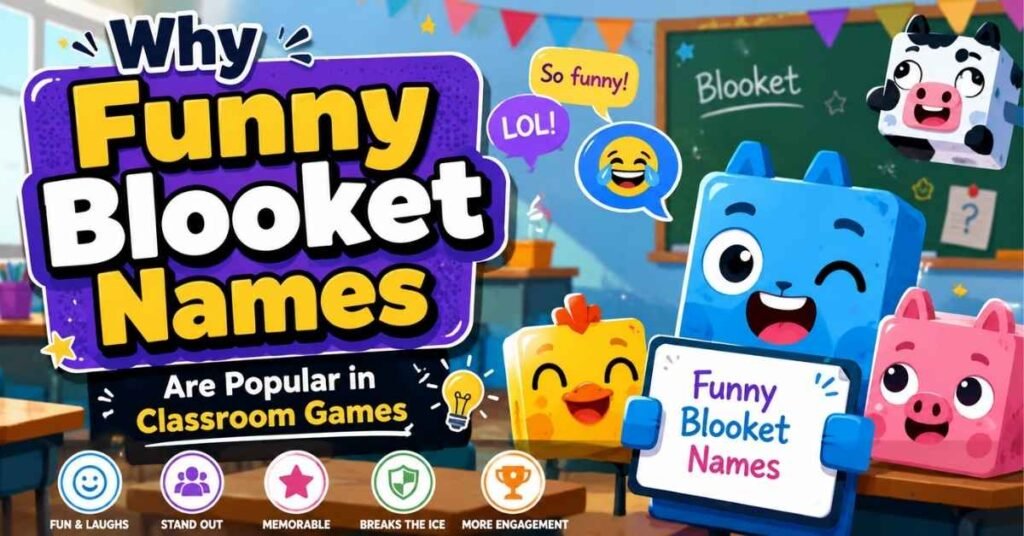 Why Funny Blooket Names Are Popular in Classroom Games