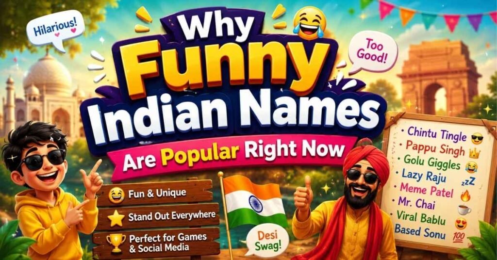 Why Funny Indian Names Are Popular Right Now