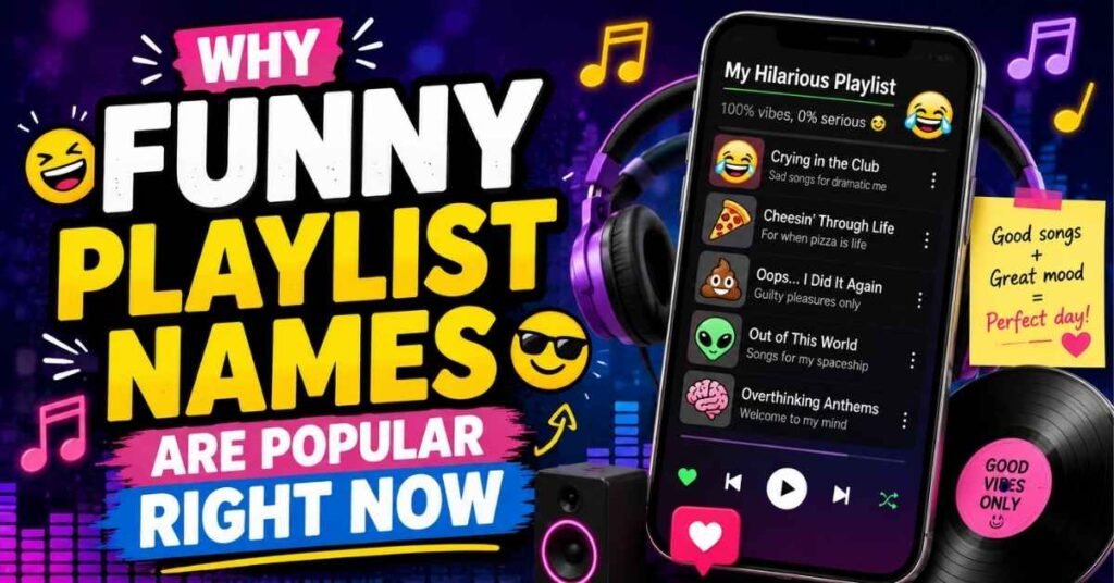Why Funny Playlist Names Are Popular Right Now