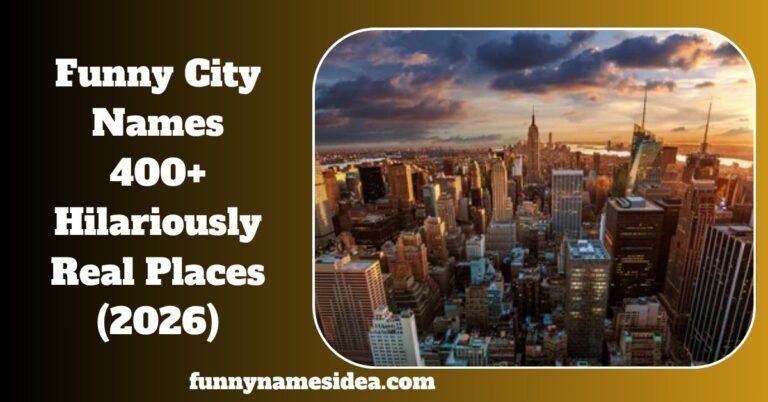 Funny City Names