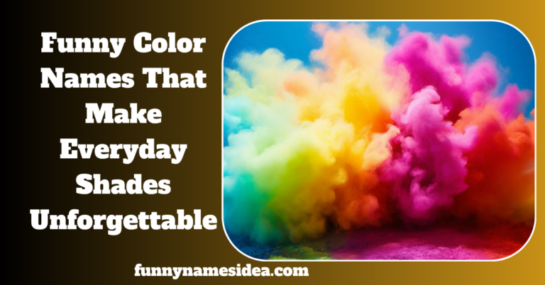 Funny Color Names