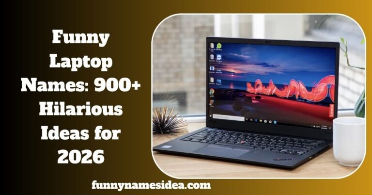Funny Laptop Names