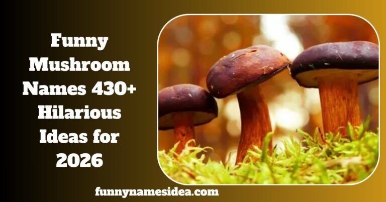 Funny Mushroom Names