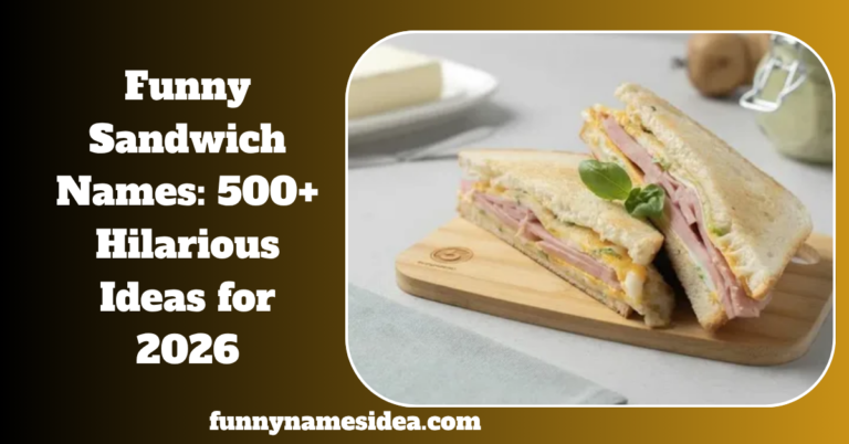 Funny Sandwich Names