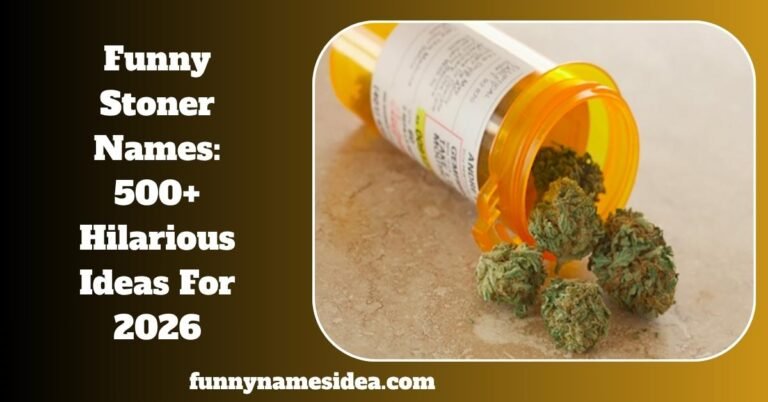 Funny Stoner Names