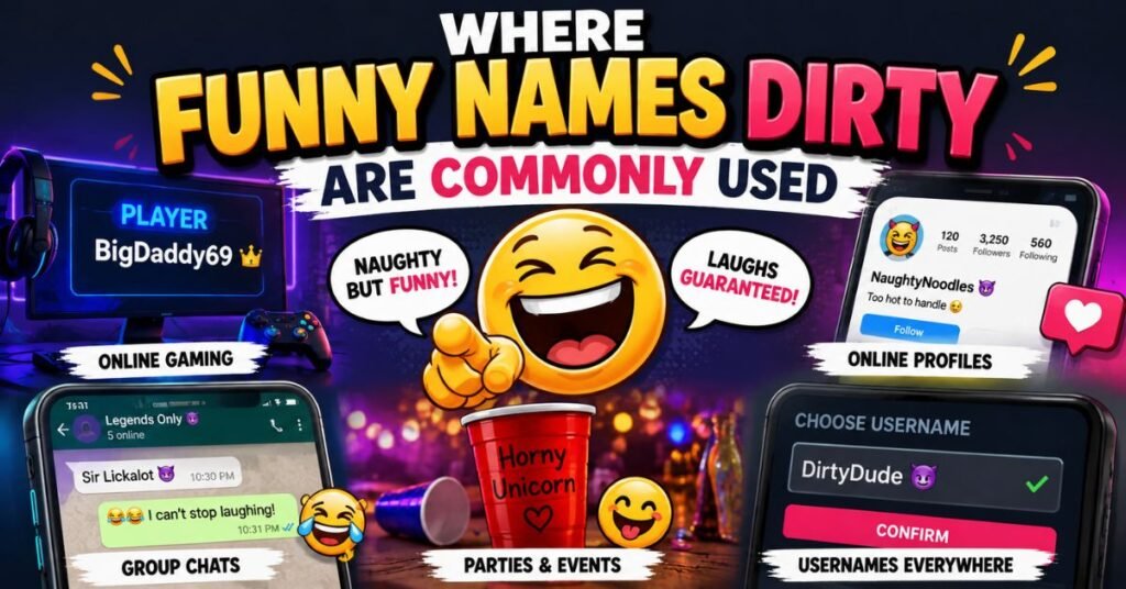 Where Funny Names Dirty Are Commonly Used