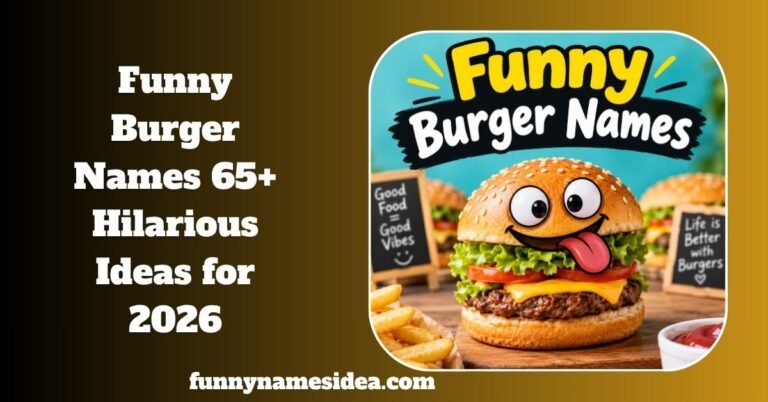 Funny Burger Names
