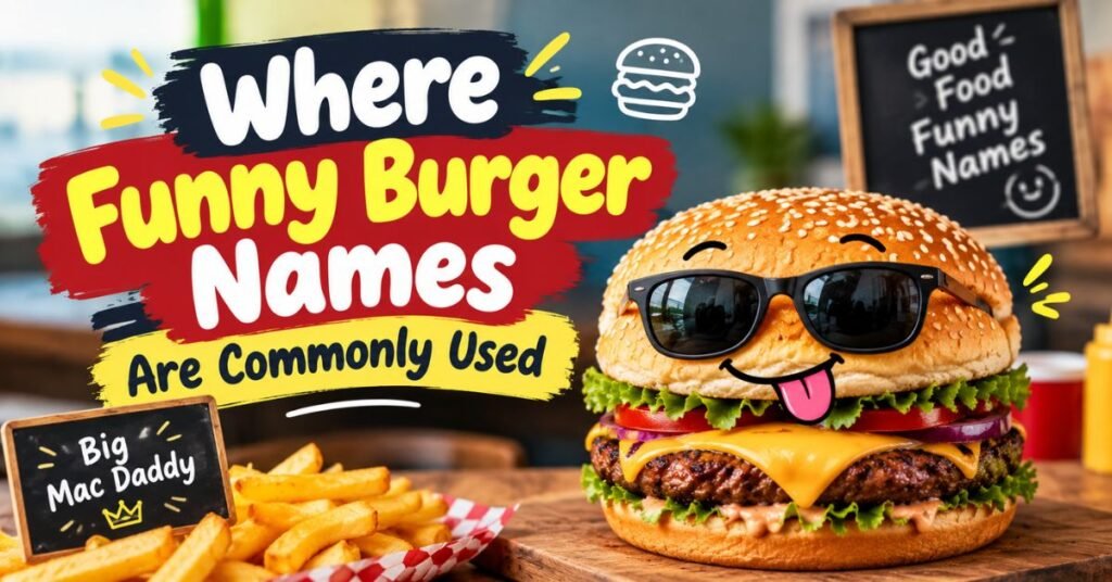Where Funny Burger Names Are Commonly Used